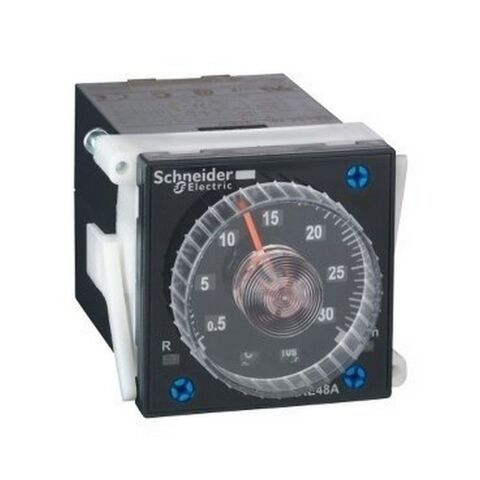 SCHNEIDER RE48AML12MW 240V AC/DC 5A 2 KONTAKLI ÇOK FONKSİYONLU ZAMAN RÖLESİ