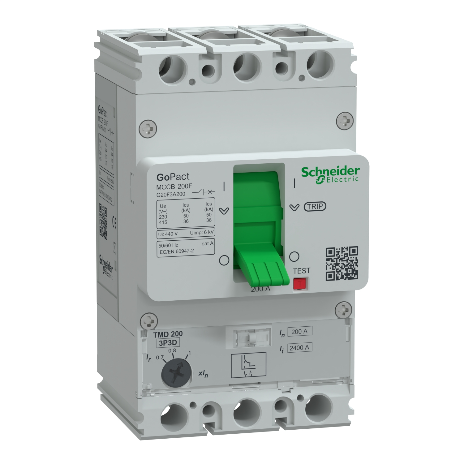 SCHNEIDER GOMCCB 200F 3P3D 200A ADJ SCHNEİDER