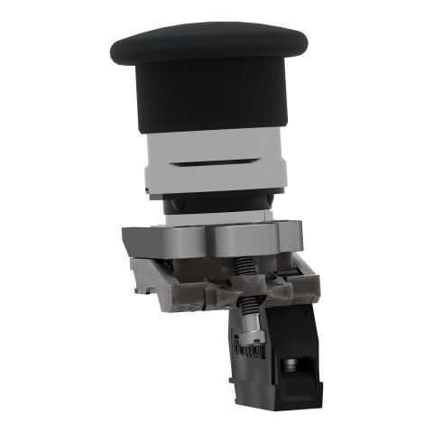 SCHNEIDER 40 MM MANTAR KAFALI SİYAH YAYLI BUTON 1NK 3389110118865