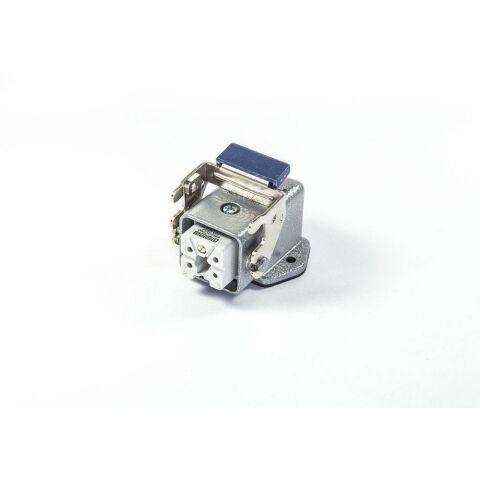 EMAS EBM05PE46 5 KONTAKLI EĞİK PRİZ ALT.GİR.METAL AÇMALI