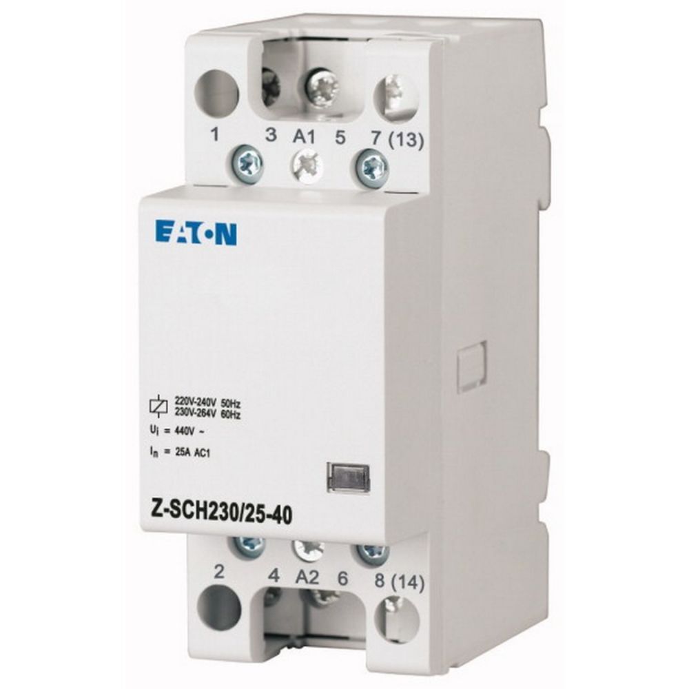 EATON Z-SCH230/25-40 RAY TİPİ KONTAKTÖR 25A 230VAC, 4NA