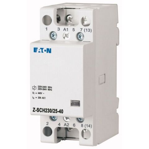 EATON Z-SCH230/25-40 RAY TİPİ KONTAKTÖR 25A 230VAC, 4NA