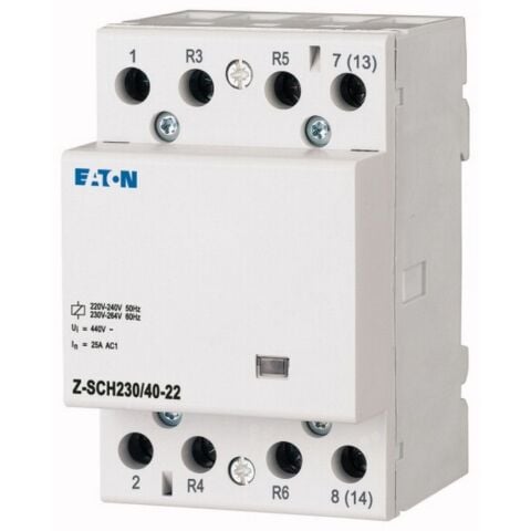 EATON Z-SCH230/25-22 RAY TİPİ KONTAKTÖR 25A 230VAC, 2NA+2NK