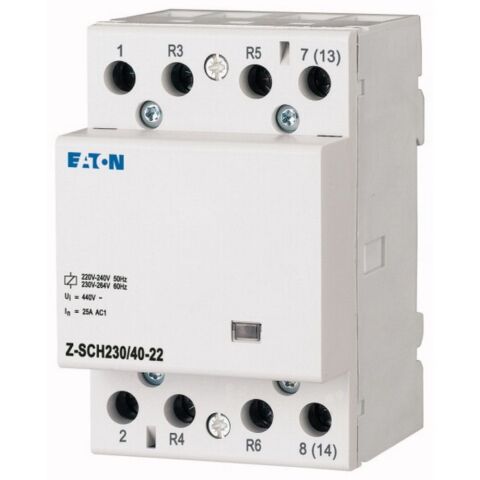 EATON 248853 RAY TİPİ KONTAKTÖR 40A 230VAC, 2NA+2NK