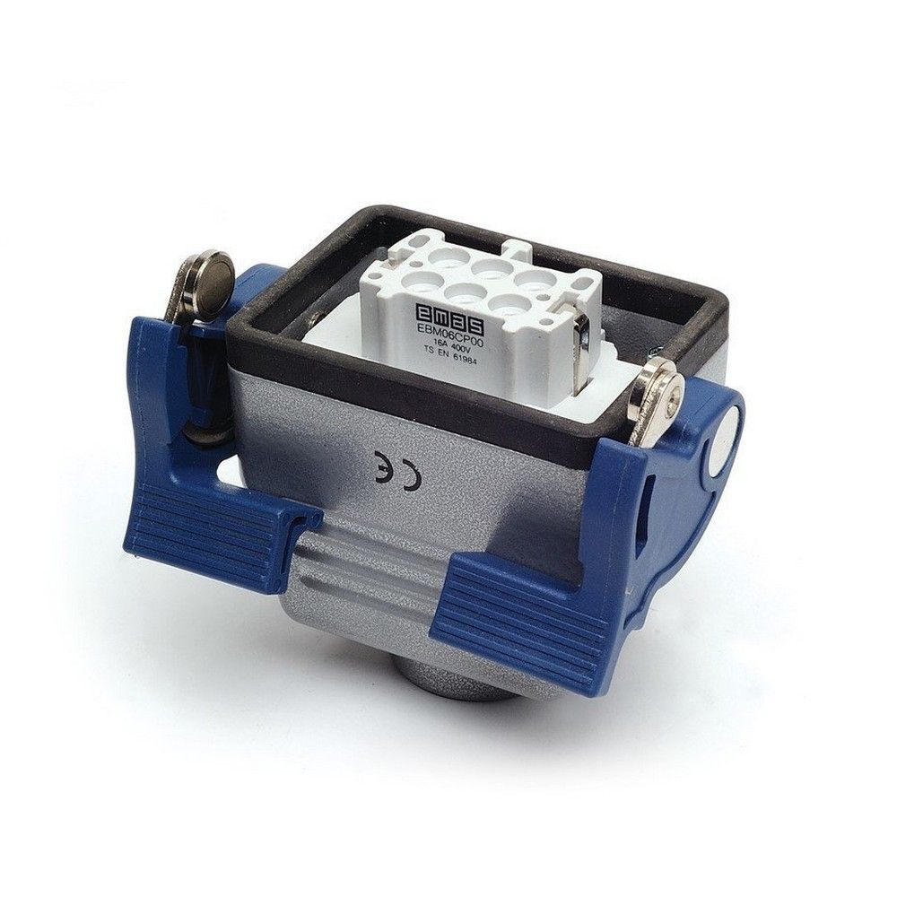 EMAS EBM06PU32 6 KONTAKLI UZATMA PRİZİ ÜST.GİR.İKİ MANDALLI MAKAR