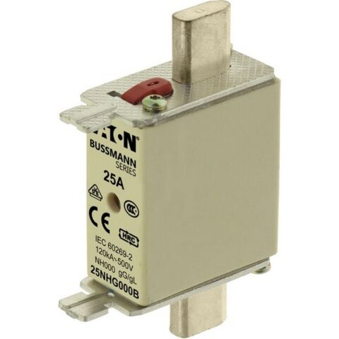 EATON 25NHG000B NH SİGORTA 00(000)-BOY, GG/GL, 500V, 120KA - 25 A