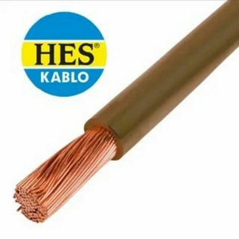 HES 1X1 NYAF KABLO (KAHVERENGİ) ( 100 METRE )