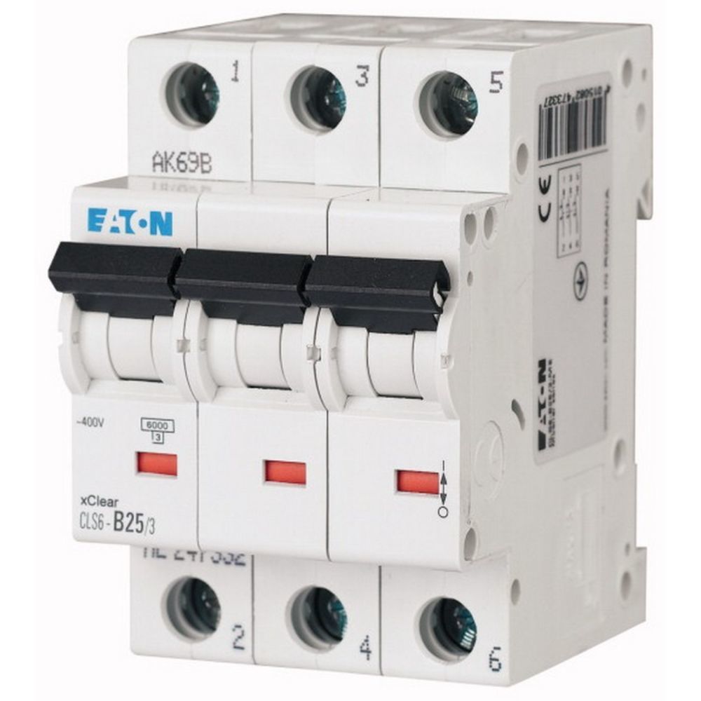 EATON 247715 CLS6-C16-3-DE OTOMATİK SİGORTA-6KA-C EĞRİSİ
