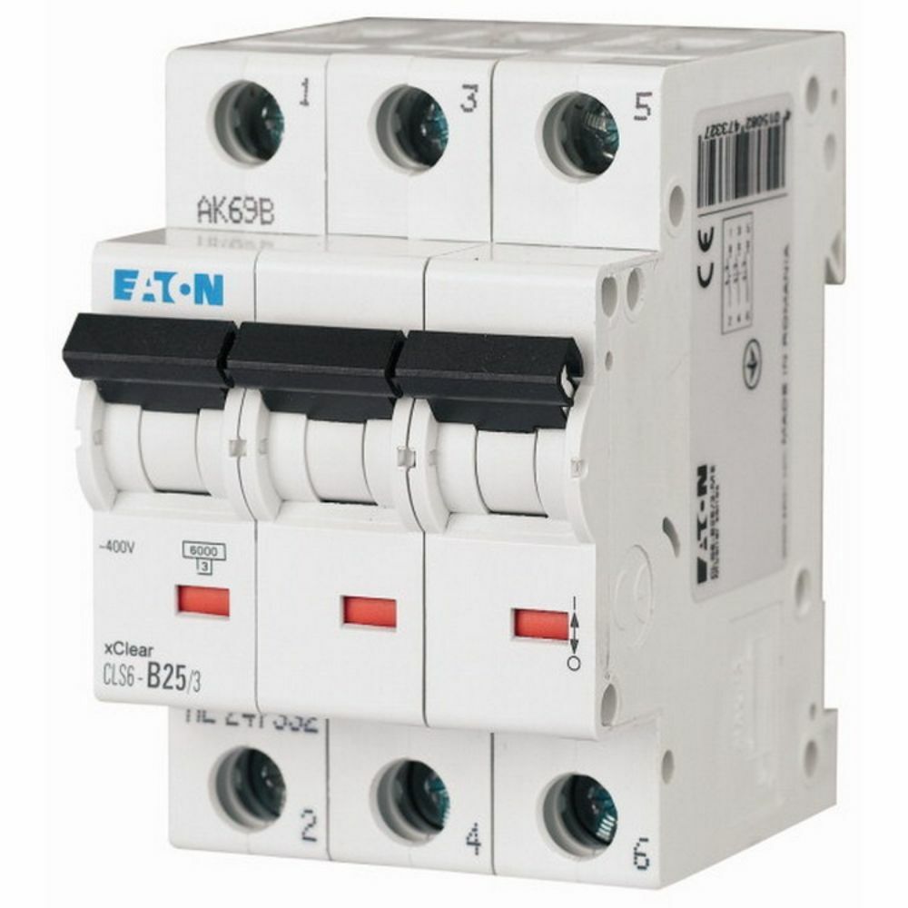 EATON 247716 CLS6-C20-3-DE OTOMATİK SİGORTA-6KA-C EĞRİSİ