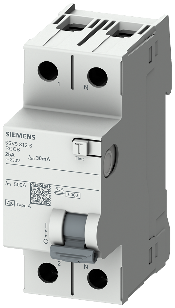 SIEMENS 30MA 1X25A KAÇAK AKIM KORUMA RÖLESİ A TİPİ