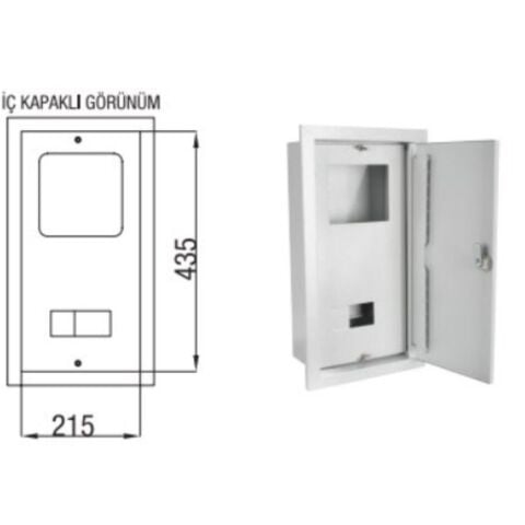 ÇETİNKAYA PANO 1 TRF SYÇ KOLON ÇIK S-A-ÇETİNKAYA ÇP 106