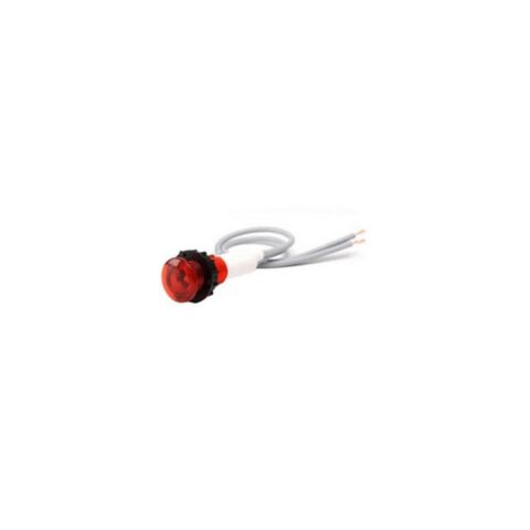 EMAS S100LK2 SİNYAL LEDLİ 10MM 24 V KIRMIZI 12.5 CM KABLO