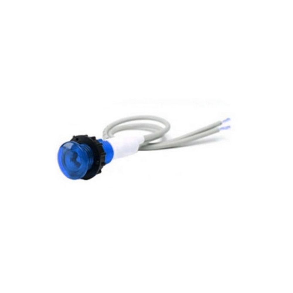 EMAS S100LM SİNYAL LEDLİ 10MM 220V.NOR.MAVİ 12,5 CM