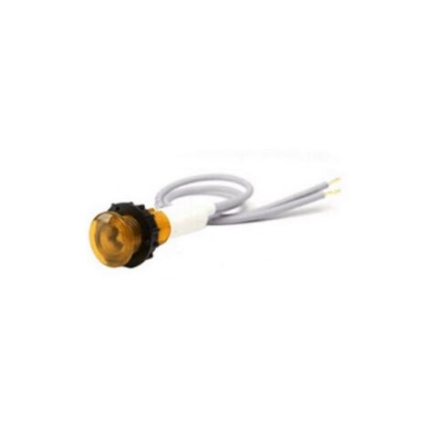 EMAS S100LS SİNYAL LEDLİ 10MM 220V.NOR.SARI 12.5 CM