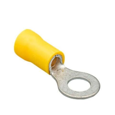 GWEST GYU-506 (100 ADET) 4-6MM2 SARI YUVARLAK İZOLELİ KABLO UCU