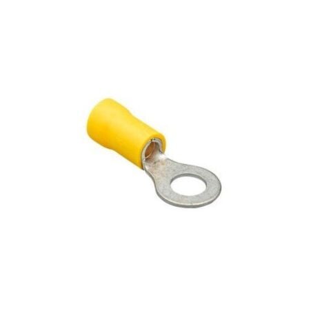 GWEST GYU-606 (100 ADET) 4-6MM2 SARI YUVARLAK İZOLELİ KABLO UCU