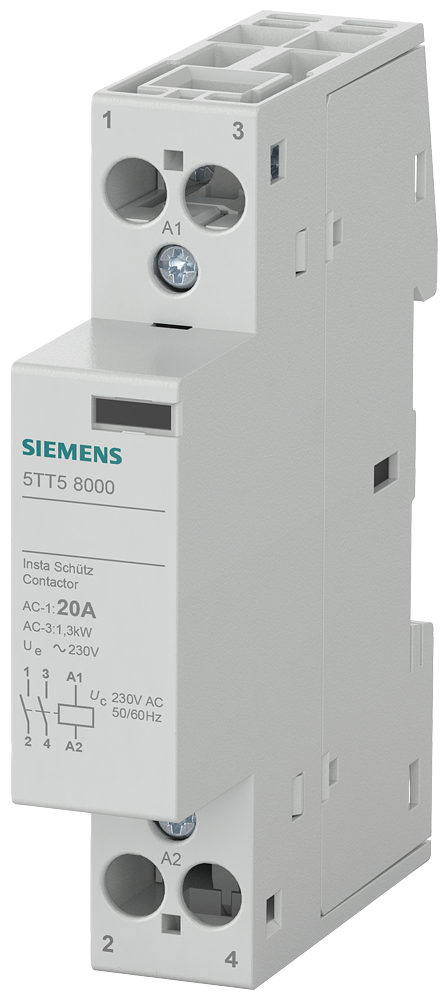 SIEMENS INSTA KONTAKTÖR, KUM.GER.230V, 20A, İŞ.GER.2-SIEME