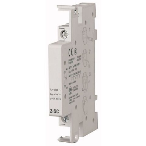 EATON Z-SC RAY TİPİ KONTAKTÖR AKSESUARI: YARDIMCI KONTAK 1NA+1NK (Z-SCH İÇİN)