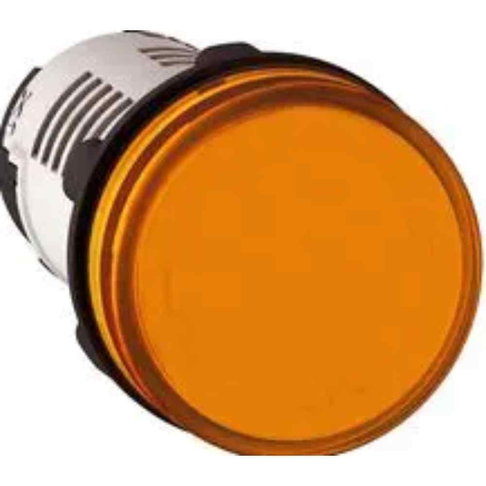 SCHNEIDER YUVARLAK PİLOT IŞIĞI Ø 22 - TURUNCU - ENTEGRE LED - 230..240V-VİDA KELEP TERMİNL XB7EV08MP