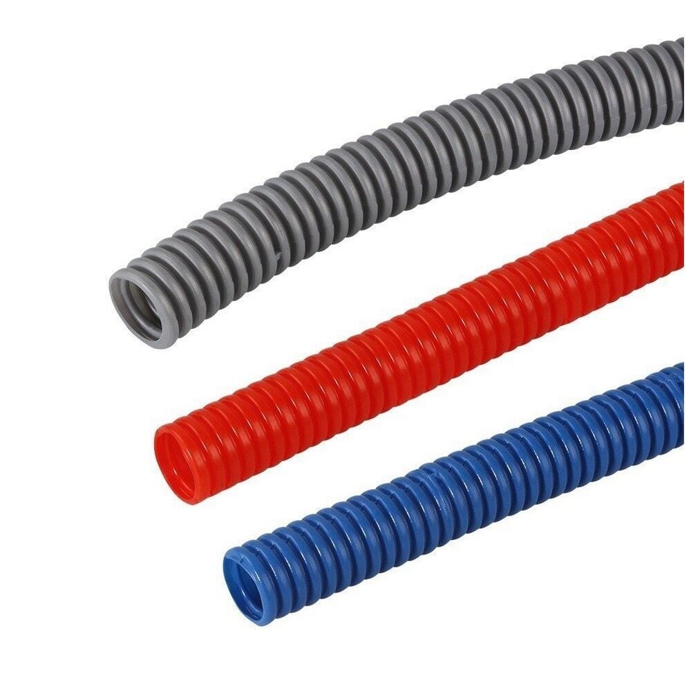 MUTLUSAN Ø20 PLASTİK SPİRAL BORU (GRİ) ( 50 METRE )