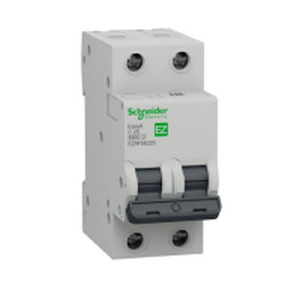 SCHNEIDER EZ9F56225 2X25A 6KA C TİPİ OTOMATİK SİGORTA 3606480587757