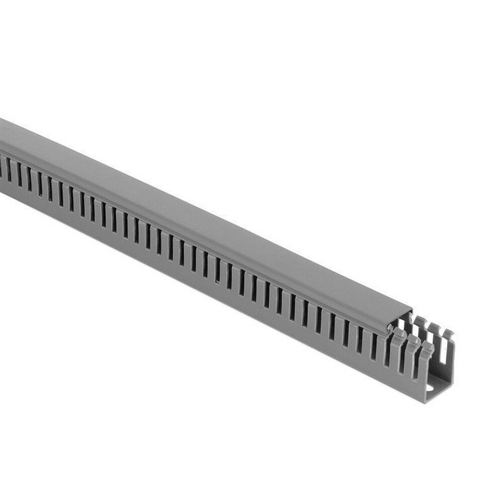 MUTLUSAN 25X40 KABLO KANALI (DELİKLİ) (GRİ) (128 METRE) (PROMEX)