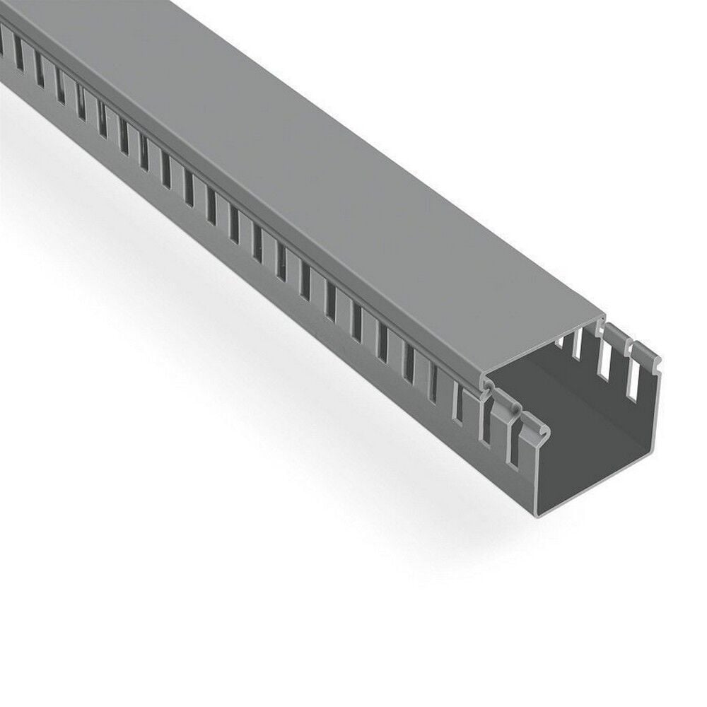 MUTLUSAN 40X60 KABLO KANALI (DELİKLİ) (GRİ) (60 METRE) (PROMEX)