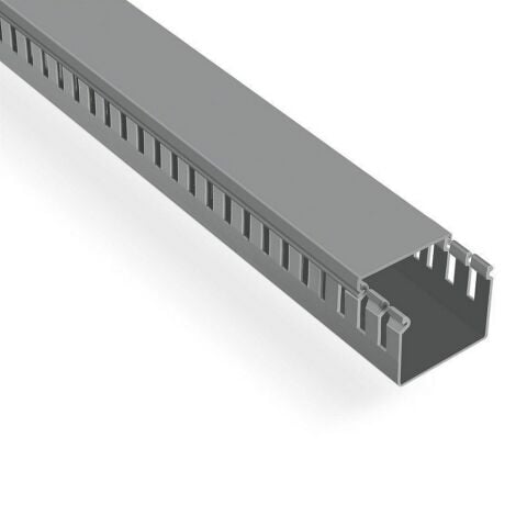 MUTLUSAN 60X40 KABLO KANALI (DELİKLİ) (GRİ) (50 METRE)(PROMEX)