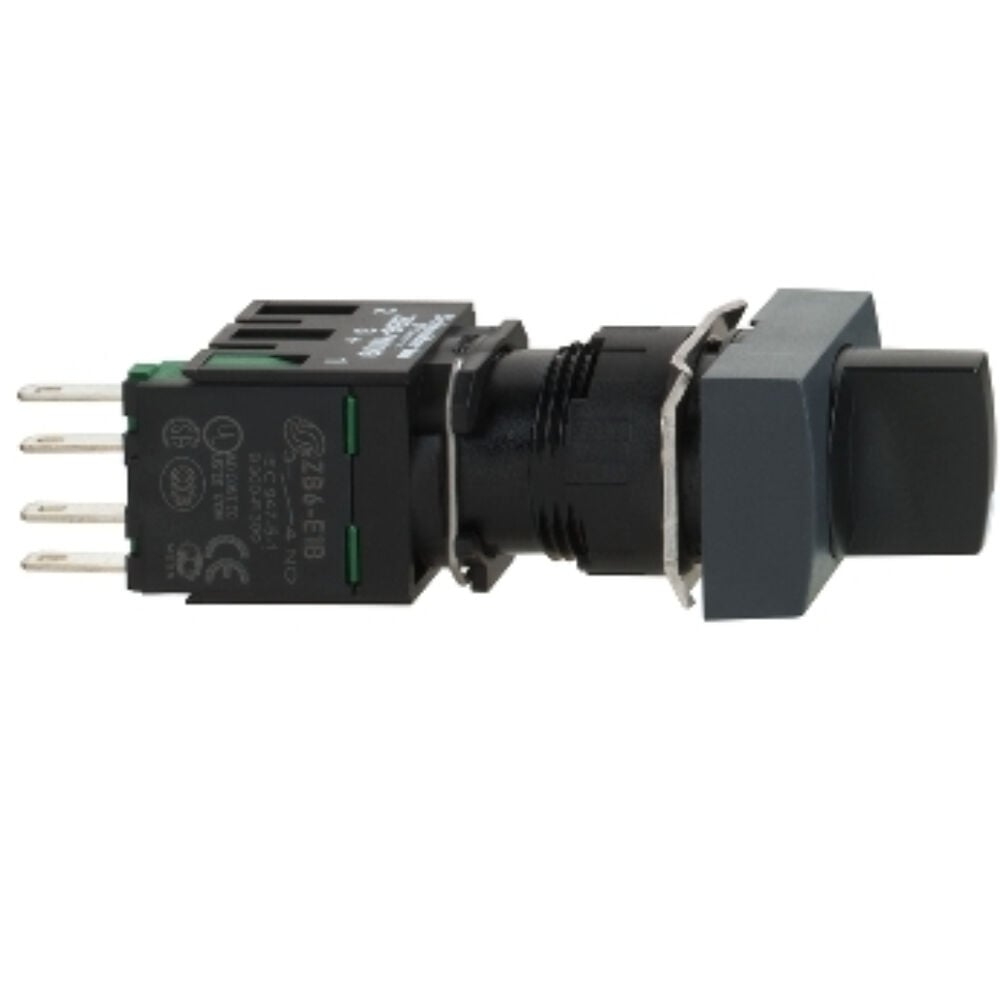 SCHNEIDER 0-1 KALICI DİKDÖRTGEN SİYAH MANDAL BUTON 3389110764574