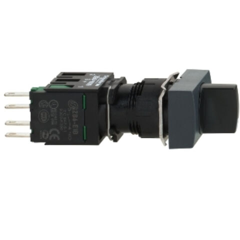 SCHNEIDER 0-1 KALICI DİKDÖRTGEN SİYAH MANDAL BUTON 3389110764574