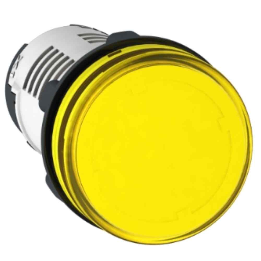 SCHNEIDER YUVARLAK PİLOT IŞIĞI ÇAP 22 SARI ENTEGRE LED 24 V VİDA KELEPÇ TERMİNALİ 3389110839746
