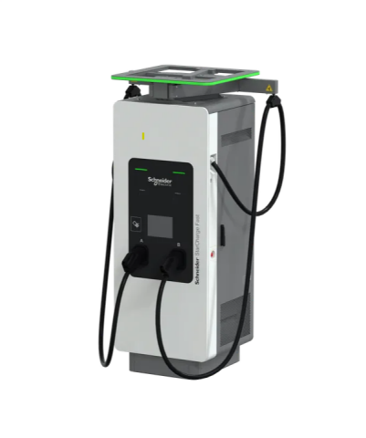 SCHNEIDER StarCharge 120kW Hızlı Şarj Ünitesi - Çift Çıkış CCS2 ve Kablo Yönetim Sistemli