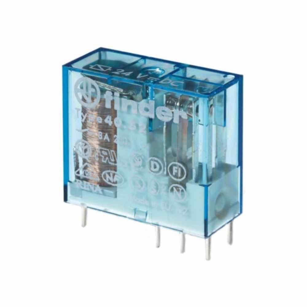 FINDER MİNYA  P.C.B. RÖL 2 CO-8A KONT 24V HAS.DC P-FINDER