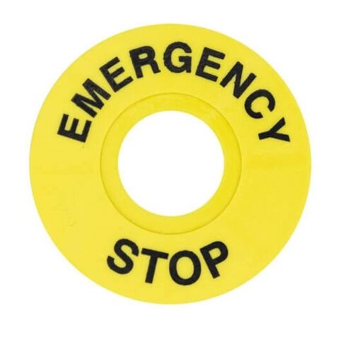 GWEST FD/60 60MM ACİL STOP ETİKETİ