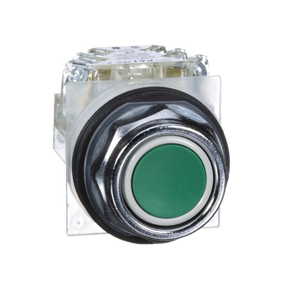 SCHNEIDER YEŞİL BUTON Ø 30 - SIVA ALTI YAYLI DÖNÜŞ - 1AK 9001KR1GH13