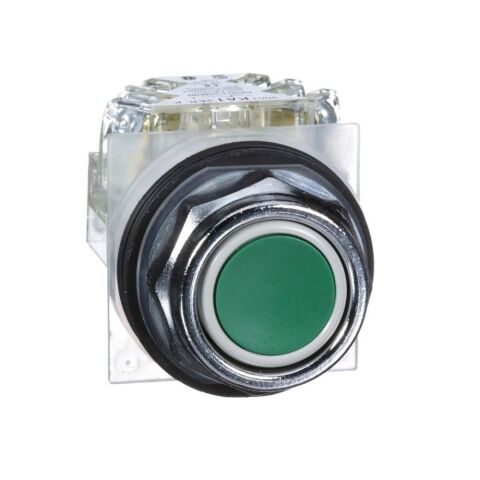 SCHNEIDER YEŞİL BUTON Ø 30 - SIVA ALTI YAYLI DÖNÜŞ - 1AK 9001KR1GH13