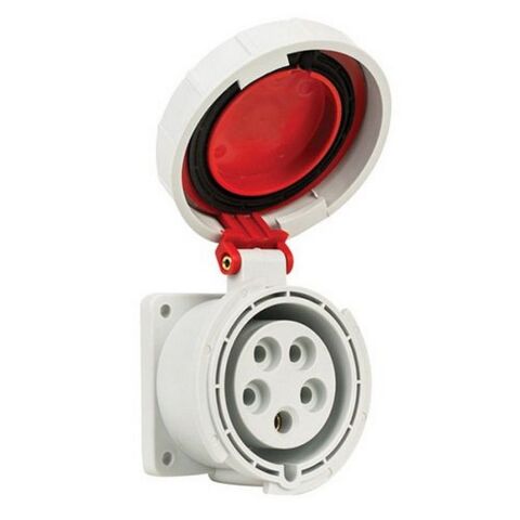 METE ENERJİ 5X32A. IP67 MAKİNE PRİZİ DÜZ VİDALI BAĞLANTI T13762V