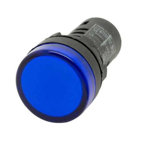 GWEST 22-M 220V 22MM MAVİ LEDLİ SİNYAL LAMBASI