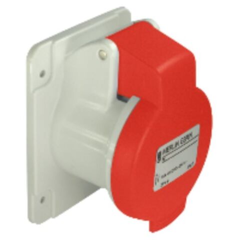 SCHNEIDER PKF32G435 PRATİKA 380-415V AC 5X32A 3P+N+E TRİFAZE IP44 VİDA BAĞLANTILI DÜZ MAKİNE PRİZİ
