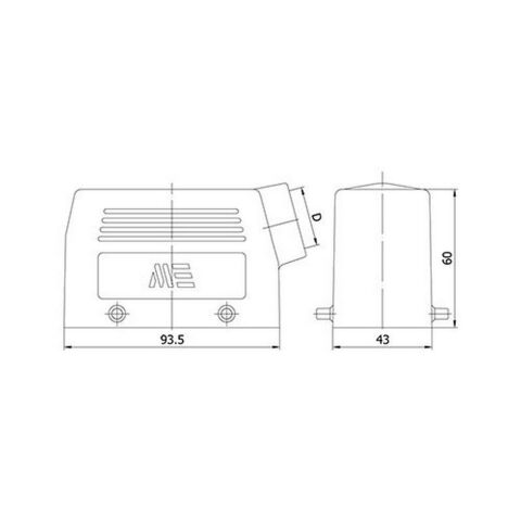 METE ENERJİ 16X16A. ÇOKLU UZATMA GÖVDE-2 YANDAN GİRİŞ 29043