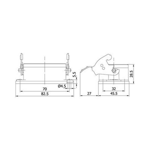 METE ENERJİ 6X16A. ÇOKLU MAKİNE GÖVDE METAL MANDAL MONTAJLI 29130S