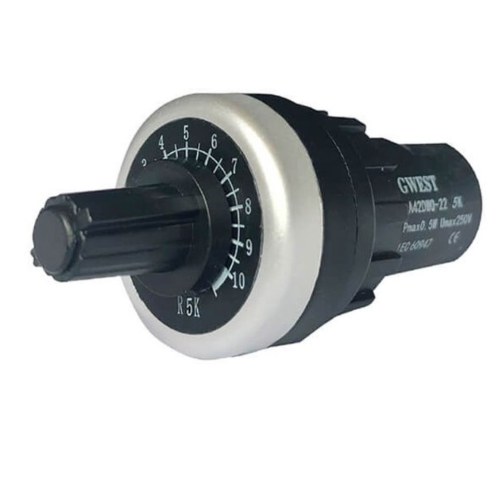 GWEST APT22-5K 22MM 5K TEK TURLU POTANSİYOMETRE