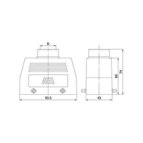 METE ENERJİ 16X16A. ÇOKLU UZATMA GÖVDE-1 ÜST GİRİŞLİ  29155