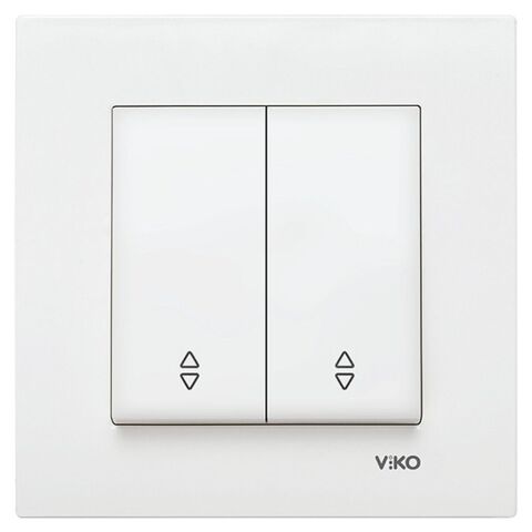 VİKO KARRE ANAHTAR KOMÜTATÖR VEAVİEN BEYAZ (ÇERÇEVE HARİÇ) 90967017