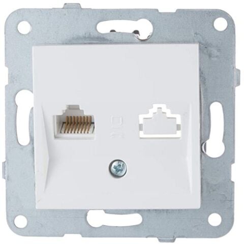 VİKO K-M BEYAZ TEKLİ DATA CAT6 MEK+D-K 90967078