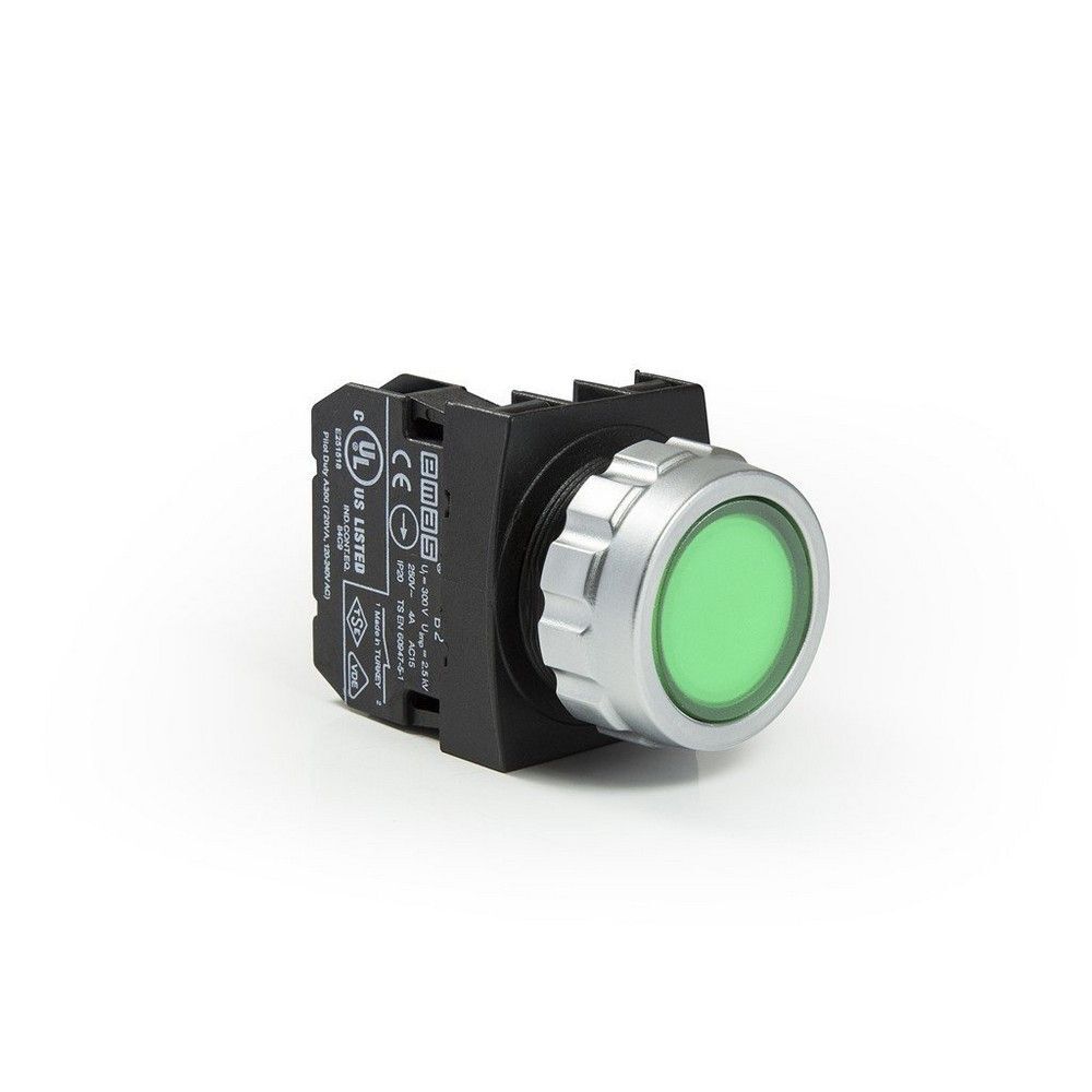 EMAS H100DY H 30MM BUTON START YEŞİL