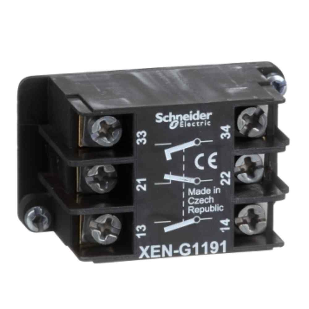 SCHNEIDER VİNÇ KUMANDA KUTULARI İÇİN 2 KADEMELİ KONTAK BLOĞU ( NO+NK) NO 3389110645705