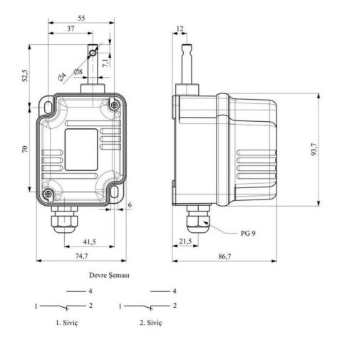 EMAS VT2200 VT IP67 VİNÇ TUR SİVİCİ 2 SİVİÇLİ 1/200 TUR