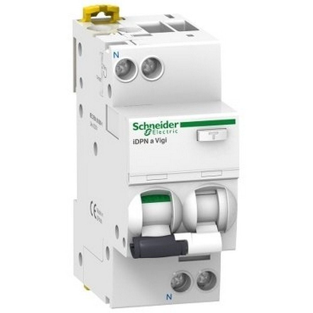 SCHNEIDER A9D34610 KAÇAK AKIM DEVRE KESİCİ İDPNA VİGİ 1P + N 10A 30MA SINIF AC 3606480471575