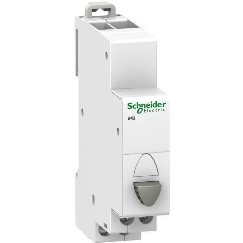 SCHNEIDER A9E18033 ACTİ9 İPB 1NA-1NK GRİ TEK BASMALI DÜĞME 3606480088254